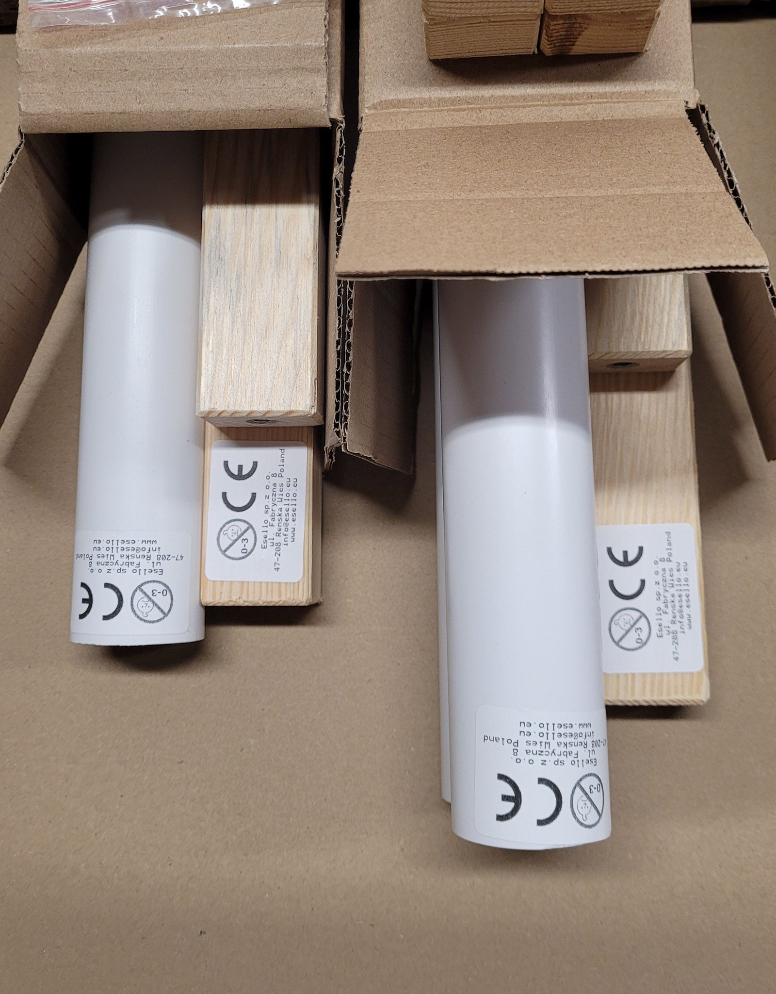 Springhindernis für Hobby-Pferd 120cm, mit zwei Stangen - Beige und helles Rosa – Bild 2